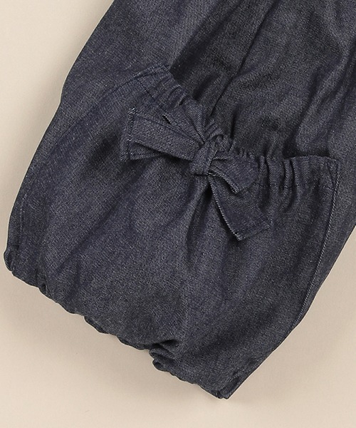 sense of wonder（センスオブワンダー）の「リボンバルーンパンツ（スウェットパンツ・キッズ・ネイビー・80ｃｍ/100cm/110cm/130cm/90cm/120cm）」の2枚目の写真