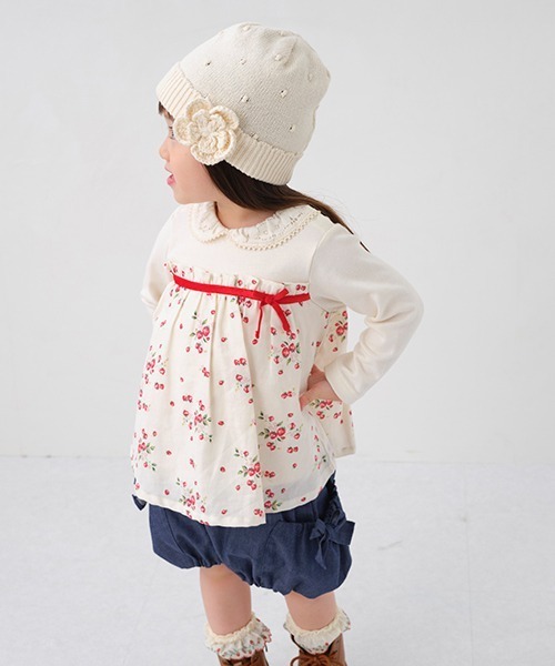 sense of wonder（センスオブワンダー）の「リボンバルーンパンツ（スウェットパンツ・キッズ・ネイビー・80ｃｍ/100cm/110cm/130cm/90cm/120cm）」の17枚目の写真