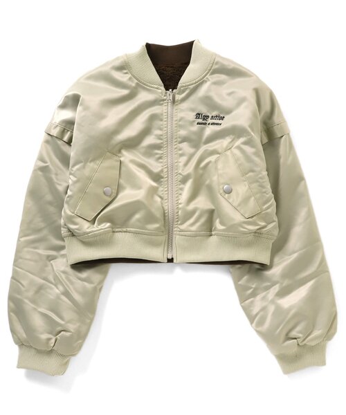 algy(アルジー)の「【sasyaコラボ】リバーシブルタンタケブルゾン(ブルゾン・キッズ・ベージュ/ブラック・XX-SMALL/MEDIUM/SMALL/X-SMALL)」の19枚目の写真