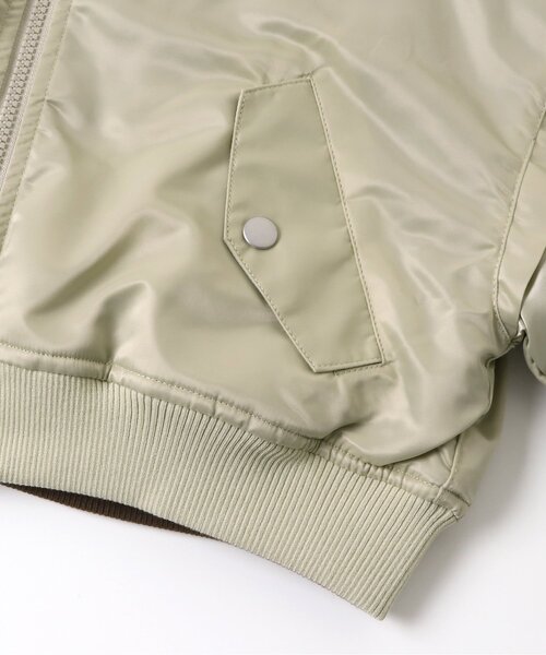 algy(アルジー)の「【sasyaコラボ】リバーシブルタンタケブルゾン(ブルゾン・キッズ・ベージュ/ブラック・XX-SMALL/MEDIUM/SMALL/X-SMALL)」の22枚目の写真