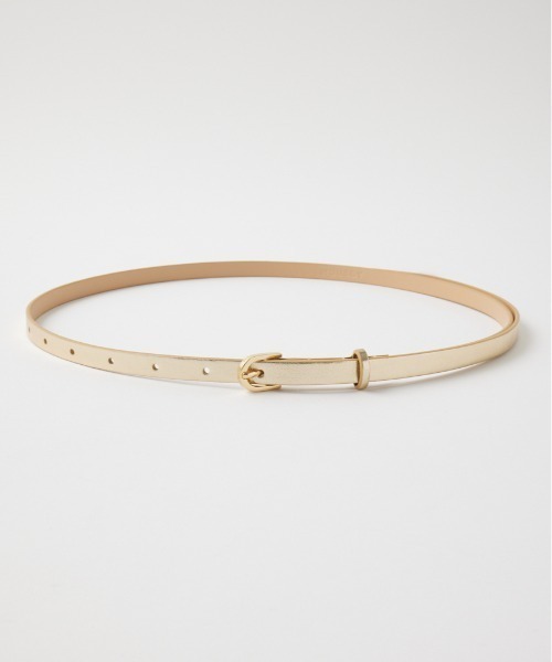 MOUSSY(マウジー)の「RING THIN ベルト(ベルト・レディース・シルバー/ブラック/ゴールド・FREE)」の3枚目の写真