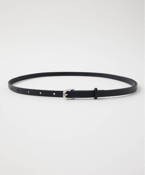 MOUSSY(マウジー)の「RING THIN ベルト(ベルト・レディース・シルバー/ブラック/ゴールド・FREE)」の1枚目の写真