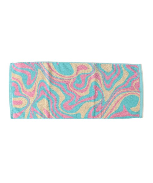 bpr BEAMS（ビーピーアール ビームス ）の「bPr BEAMS / マーブル フェイスタオル（タオル・メンズ・ピンク/グレー/グリーン・ONE SIZE）」の9枚目の写真