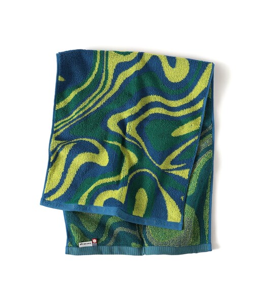 bpr BEAMS（ビーピーアール ビームス ）の「bPr BEAMS / マーブル フェイスタオル（タオル・メンズ・ピンク/グレー/グリーン・ONE SIZE）」の12枚目の写真