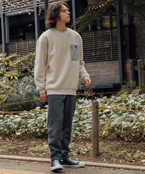 OUTDOOR PRODUCTS（アウトドアプロダクツ）の「【OUTDOOR PRODUCTS/アウトドアプロダクツ】　裏ボアスウェットパンツ（スウェットパンツ・メンズ・杢グレー/チャコールグレー/ブラック・SMALL/MEDIUM/LARGE/X-LARGE）」の8枚目の写真