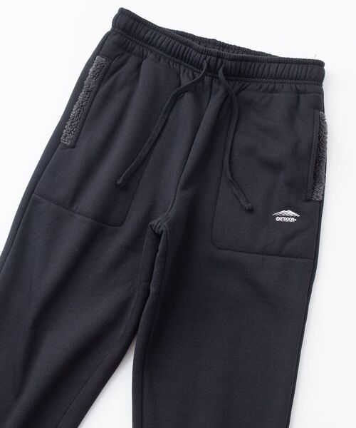 OUTDOOR PRODUCTS（アウトドアプロダクツ）の「【OUTDOOR PRODUCTS/アウトドアプロダクツ】　裏ボアスウェットパンツ（スウェットパンツ・メンズ・杢グレー/チャコールグレー/ブラック・SMALL/MEDIUM/LARGE/X-LARGE）」の2枚目の写真