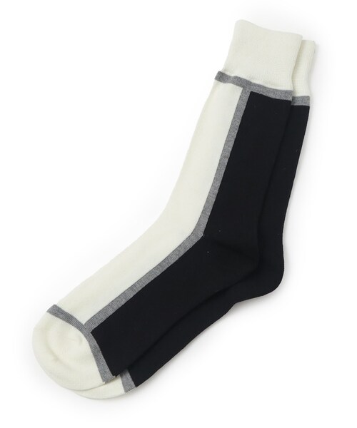 tk.TAKEO KIKUCHI（ティーケータケオキクチ）の「アソートラインソックス（ソックス/靴下・メンズ・ブラック/オフホワイト/アイボリー/ブルー系その他/ベージュ系その他2/ブルー系その他6/ホワイト系/ホワイト系5/ブラック系/ブラック系2/アイボリー系2/ダークグリーン系4/モスグリーン系4/ワイン系1・00）」の5枚目の写真
