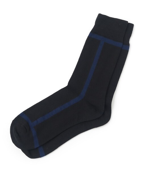 tk.TAKEO KIKUCHI（ティーケータケオキクチ）の「アソートラインソックス（ソックス/靴下・メンズ・ブラック/オフホワイト/アイボリー/ブルー系その他/ベージュ系その他2/ブルー系その他6/ホワイト系/ホワイト系5/ブラック系/ブラック系2/アイボリー系2/ダークグリーン系4/モスグリーン系4/ワイン系1・00）」の7枚目の写真