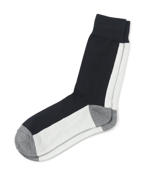 tk.TAKEO KIKUCHI（ティーケータケオキクチ）の「アソートラインソックス（ソックス/靴下・メンズ・ブラック/オフホワイト/アイボリー/ブルー系その他/ベージュ系その他2/ブルー系その他6/ホワイト系/ホワイト系5/ブラック系/ブラック系2/アイボリー系2/ダークグリーン系4/モスグリーン系4/ワイン系1・00）」の8枚目の写真