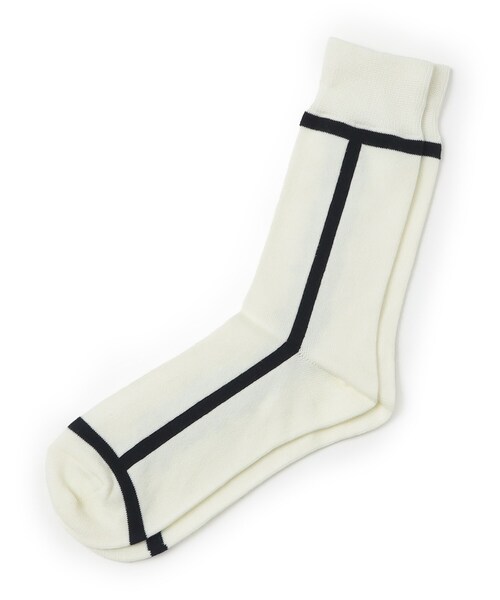 tk.TAKEO KIKUCHI（ティーケータケオキクチ）の「アソートラインソックス（ソックス/靴下・メンズ・ブラック/オフホワイト/アイボリー/ブルー系その他/ベージュ系その他2/ブルー系その他6/ホワイト系/ホワイト系5/ブラック系/ブラック系2/アイボリー系2/ダークグリーン系4/モスグリーン系4/ワイン系1・00）」の3枚目の写真
