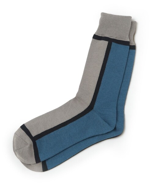 tk.TAKEO KIKUCHI（ティーケータケオキクチ）の「アソートラインソックス（ソックス/靴下・メンズ・ブラック/オフホワイト/アイボリー/ブルー系その他/ベージュ系その他2/ブルー系その他6/ホワイト系/ホワイト系5/ブラック系/ブラック系2/アイボリー系2/ダークグリーン系4/モスグリーン系4/ワイン系1・00）」の9枚目の写真