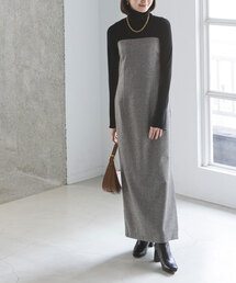 Noble | シックツイードベアタイトワンピース(ワンピース)