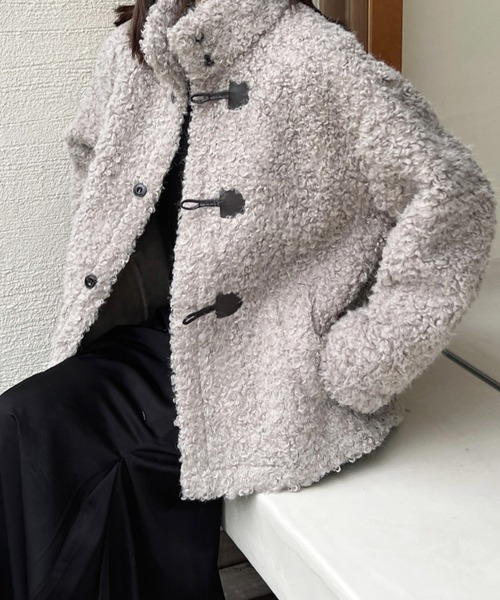 Olu.（オルドット）の「スタンドネックプードルコート（ダッフルコート