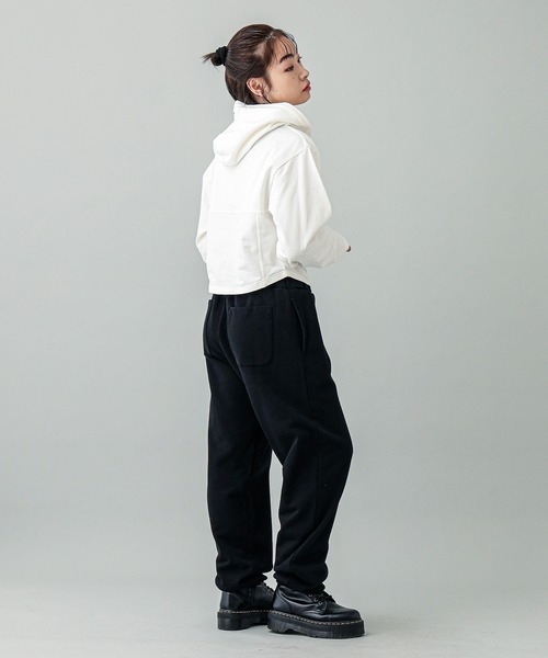 X-girl（エックスガール）の「CORSET SWEAT HOODIE（パーカー・レディース・ホワイト/ブラック・S/M）」の22枚目の写真