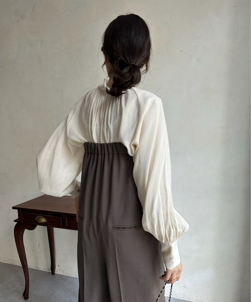 【DouDou】棒タイブラウス DouDou（ドゥドゥ）の「棒タイブラウス（）」 - WEAR