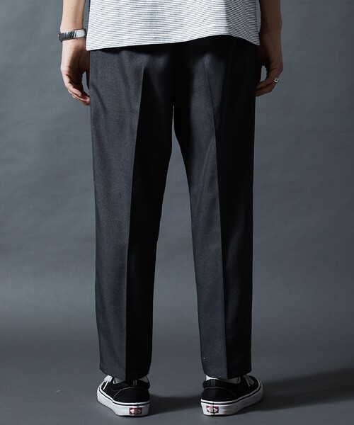 FREAK'S STORE（フリークスストア）の「限定展開 スタプレツイル スリムテーパード イージースラックス（スラックス・メンズ・ブラック/ネイビー/グレー・SMALL/MEDIUM/LARGE）」の4枚目の写真