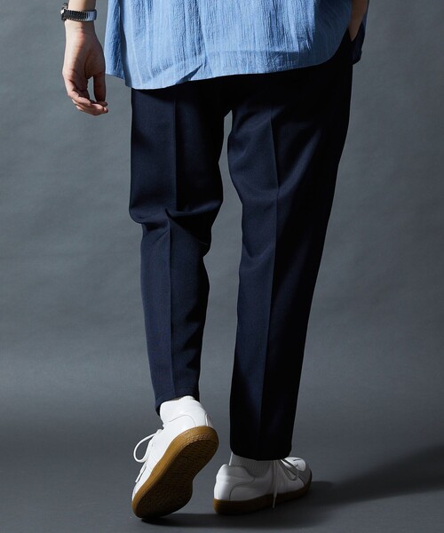 FREAK'S STORE（フリークスストア）の「限定展開 スタプレツイル スリムテーパード イージースラックス（スラックス・メンズ・ブラック/ネイビー/グレー・SMALL/MEDIUM/LARGE）」の10枚目の写真