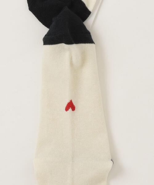 BOHEMIANS（ボヘミアンズ）の「BOHEMIANS / ボヘミアンズ LOVE ZEBRA SOCKS ソックス　ウィメンズ（ソックス/靴下・レディース・ブラック/レッド/ナチュラル/ブルー・F）」の5枚目の写真