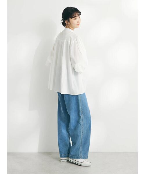 CRAFT STANDARD BOUTIQUE(クラフトスタンダードブティック)の「インド綿ピンタックブラウス(シャツ/ブラウス・レディース・レッド/ブラック/オフホワイト・FREE)」の15枚目の写真