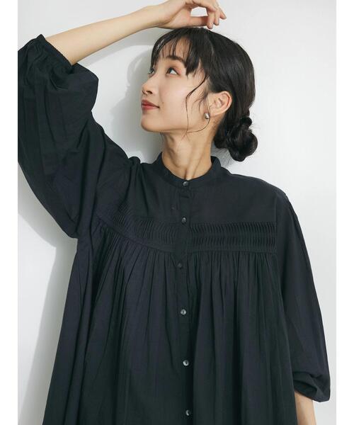 CRAFT STANDARD BOUTIQUE(クラフトスタンダードブティック)の「インド綿ピンタックブラウス(シャツ/ブラウス・レディース・レッド/ブラック/オフホワイト・FREE)」の21枚目の写真