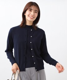 Reflect | ◆【春SALE/WEB限定カラーあり/洗える】ハイネックニット+カーディガンアンサンブル(アンサンブル)