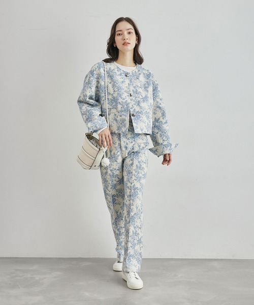 ROPE'（ロペ）の「Anna Canvas Bag （アンナ キャンバス バッグ）【ポーチ付き】【メディア掲載】（ハンドバッグ・レディース・ホワイト/ブラック・FREE）」の5枚目の写真