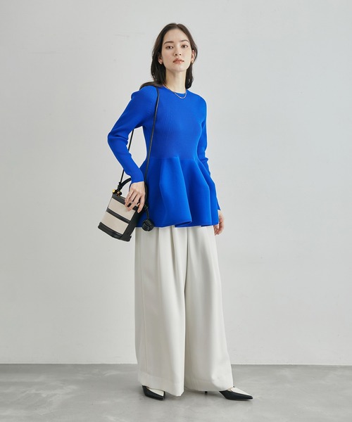 ROPE'（ロペ）の「Anna Canvas Bag （アンナ キャンバス バッグ）【ポーチ付き】【メディア掲載】（ハンドバッグ・レディース・ホワイト/ブラック・FREE）」の8枚目の写真