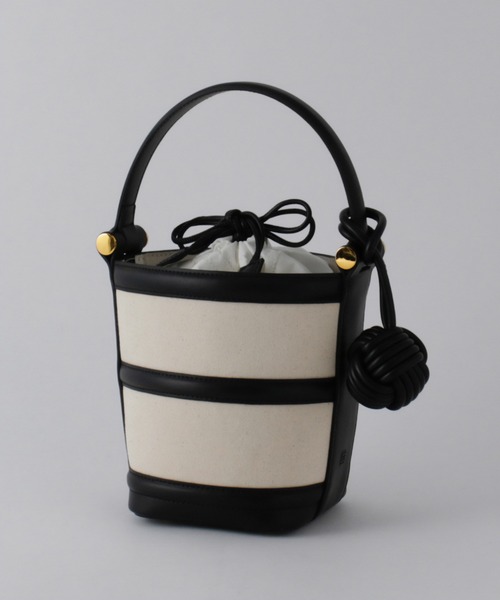 ROPE'（ロペ）の「Anna Canvas Bag （アンナ キャンバス バッグ）【ポーチ付き】【メディア掲載】（ハンドバッグ・レディース・ホワイト/ブラック・FREE）」の11枚目の写真