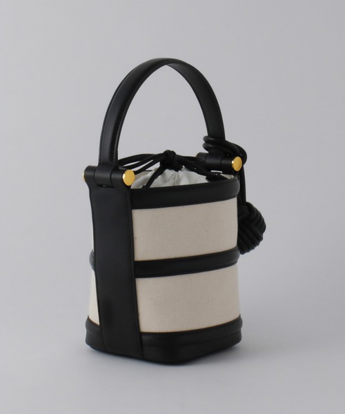 ROPE'（ロペ）の「Anna Canvas Bag （アンナ キャンバス バッグ）【ポーチ付き】【メディア掲載】（ハンドバッグ・レディース・ホワイト/ブラック・FREE）」の15枚目の写真