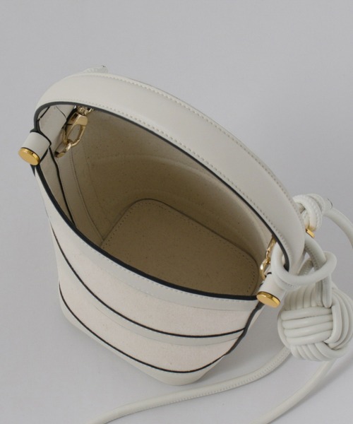 ROPE'（ロペ）の「Anna Canvas Bag （アンナ キャンバス バッグ）【ポーチ付き】【メディア掲載】（ハンドバッグ・レディース・ホワイト/ブラック・FREE）」の22枚目の写真