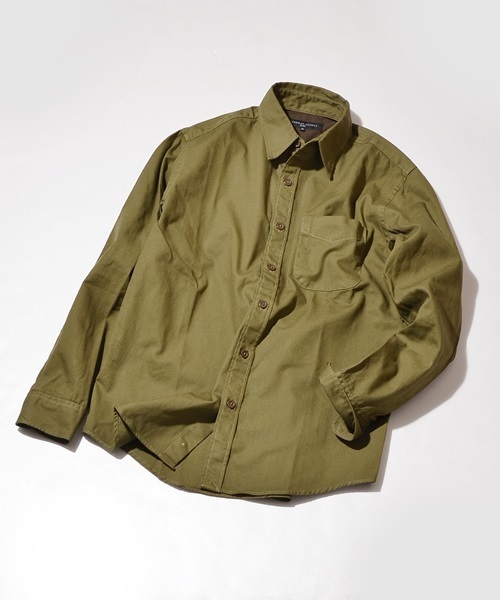 SHIPS GENERAL SUPPLY（シップスジェネラルサプライ）の「SHIPS GENERAL SUPPLY(シップスジェネラルサプライ): オックスフォードナローレギュラーシャツ 15AW■（シャツ/ブラウス・メンズ・ダークネイビー/カーキ/オリーブ/ブルー/ダークブルー/ダークオリーブ・X-LARGE/LARGE/MEDIUM/SMALL）」の2枚目の写真