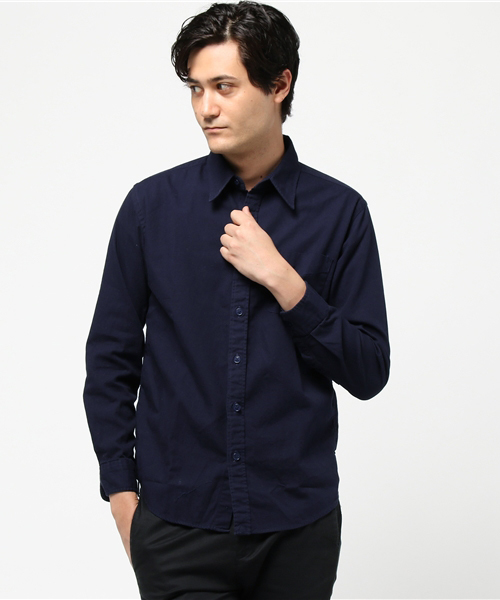 SHIPS GENERAL SUPPLY（シップスジェネラルサプライ）の「SHIPS GENERAL SUPPLY(シップスジェネラルサプライ): オックスフォードナローレギュラーシャツ 15AW■（シャツ/ブラウス・メンズ・ダークネイビー/カーキ/オリーブ/ブルー/ダークブルー/ダークオリーブ・X-LARGE/LARGE/MEDIUM/SMALL）」の5枚目の写真