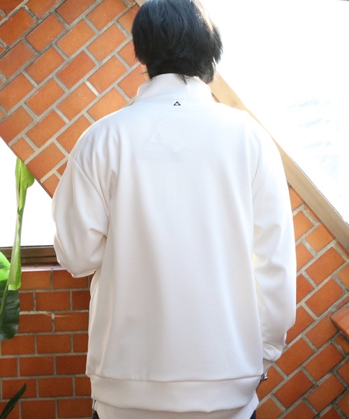 GERRY(ジェリー)の「GERRY 胸ロゴハーフジップ(Tシャツ/カットソー・メンズ・ホワイト/ブラック/グレー/ブルー・MEDIUM/LARGE/X-LARGE)」の6枚目の写真