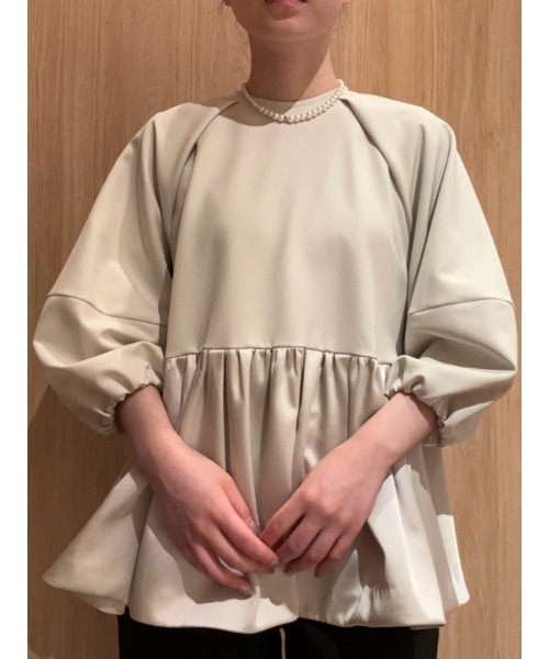 Mila Owen(ミラオーウェン)の「ペプラムブラウステーパードパンツSET UP(ワンピース・レディース・その他/ネイビー・1/0)」の22枚目の写真