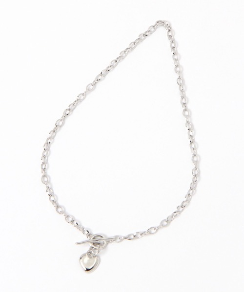 Heather（ヘザー）の「ハートチェーンネックレス　105346（ネックレス・レディース・ゴールド/シルバー・ONE SIZE）」の6枚目の写真
