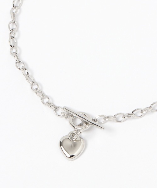 Heather（ヘザー）の「ハートチェーンネックレス　105346（ネックレス・レディース・ゴールド/シルバー・ONE SIZE）」の8枚目の写真