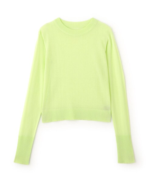 N.（N. Natural Beauty Basic）（エヌエヌナチュラルビューティーベーシック）の「◆シアーシャインニット（ニット/セーター・レディース・ライトグリーン/ベージュ/オレンジ・MEDIUM）」の17枚目の写真