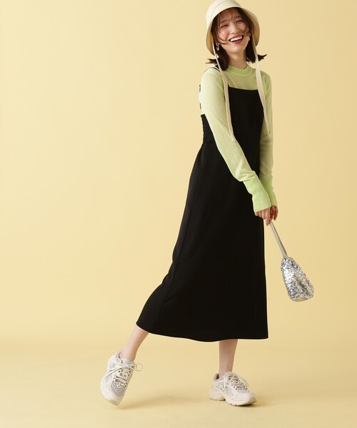 N.（N. Natural Beauty Basic）（エヌエヌナチュラルビューティーベーシック）の「◆シアーシャインニット（ニット/セーター・レディース・ライトグリーン/ベージュ/オレンジ・MEDIUM）」の18枚目の写真