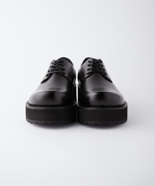 cussil（クシル）の「【cussil/クシル】【+6.5cm】プレーンワイドトゥダービーシューズ（ドレスシューズ・メンズ・ブラック・42/40/44）」の17枚目の写真