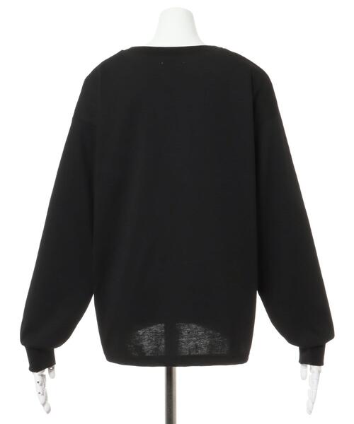 INGNI（イング）の「1段シンプルロゴロングTシャツ（Tシャツ/カットソー・レディース・ホワイト×ブラック/ブラック×ホワイト・M）」の16枚目の写真