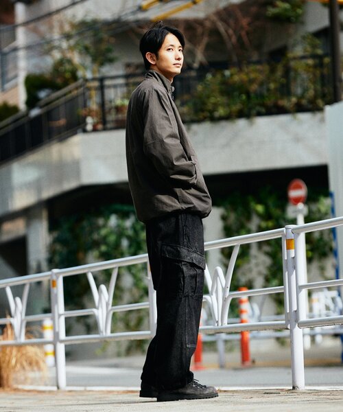 Snow Peak（スノーピーク）の「SNOW PEAK × JOURNAL STANDARD / 別注 Pigment Dyed UCCP Stand Collar PO（ブルゾン・メンズ・ブラック系その他/ダークブルー・MEDIUM/LARGE）」の8枚目の写真