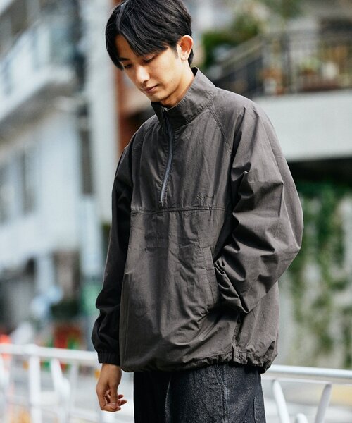 Snow Peak（スノーピーク）の「SNOW PEAK × JOURNAL STANDARD / 別注 Pigment Dyed UCCP Stand Collar PO（ブルゾン・メンズ・ブラック系その他/ダークブルー・MEDIUM/LARGE）」の11枚目の写真