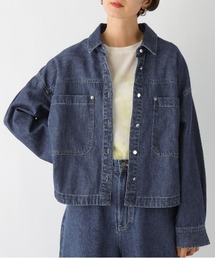 LEPSIM | デニムショートシャツ　971386(シャツ/ブラウス)