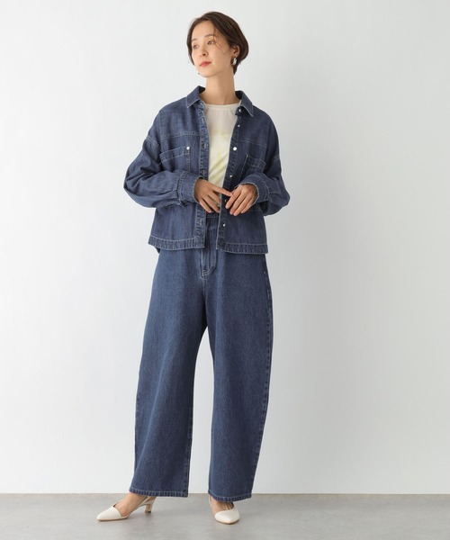 ショートデニムシャツ SHIPS｜<洗濯機可能>ショート丈 デニム シャツ | Rakuten