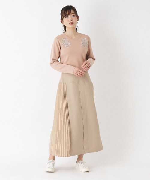 古着 laura ashley 花柄 フルーツ ニット セーター ウール 英国製 laura ashley ニット セーター ローゲージ シルク混
