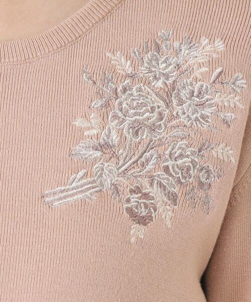 【極美品✨】ローラアシュレイ　ツインニット　花柄　グレー　ウール100% 日本製/太田ニット】キッドモヘヤベスト（ベスト） | LAURA
