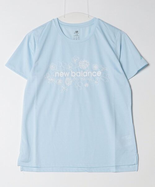 NEW BALANCE(ニューバランス)の「ニューバランス New Balance プリントショートスリーブTシャツ_スペシャルエディション(Tシャツ/カットソー・レディース・ブルー/ブラック/ピンク・M/L)」の1枚目の写真