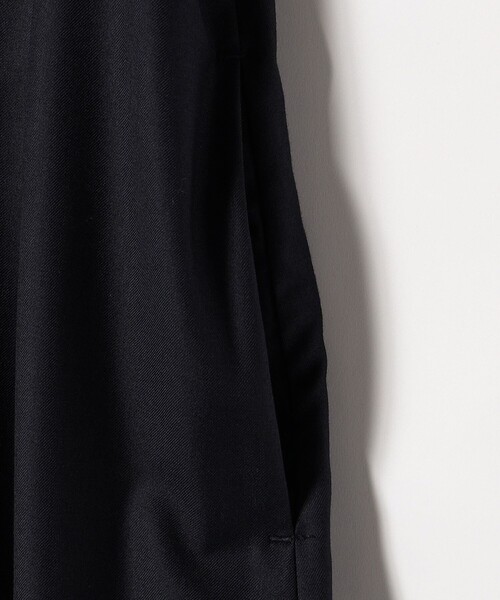 quaranciel(カランシエル)の「quaranciel:〈手洗い可能〉ウーステッド レース コンシャス ワンピース(ワンピース・レディース・ネイビー/ライトグレー・ONE SIZE)」の8枚目の写真