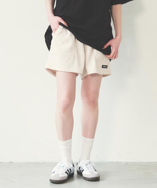 Ocean Pacific(オーシャンパシフィック)の「MILKFED. x OP SHORTS(水着・レディース・オフホワイト/チャコール/ライトパープル・S/M)」の14枚目の写真