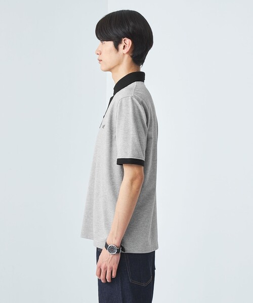 green label relaxing（グリーンレーベルリラクシング）の「【WEB限定】ドライクリーン 半袖 ポロシャツ -吸水速乾・抗菌-（ポロシャツ・メンズ・ブラック/オフホワイト/グレー/ダークグリーン/ライトグレー/ネイビー・S/M/L/XL/XXL）」の18枚目の写真